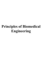 Icon image Principles of Biomedical Engineering