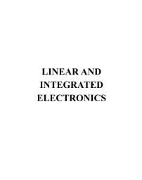 Icon image Linear and Integrated Electronics