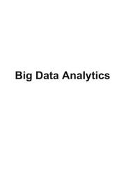 Icon image Big Data Analytics