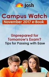 Icon image Campus Watch November 2017 ebook: Study Hacks: Make way for the Examination Days