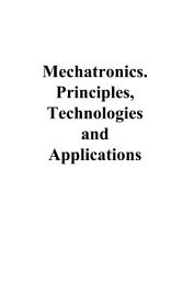 Icon image Mechatronics. Principles, Technologies and Applications