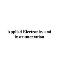 Icon image Applied Electronics And Instrumentation