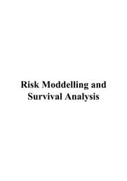 Icon image Risk Moddelling and Survival Analysis