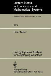 Icon image Energy Systems Analysis for Developing Countries