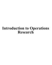 Icon image Introduction to Operations Research