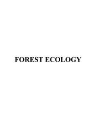 Icon image Forest Ecology