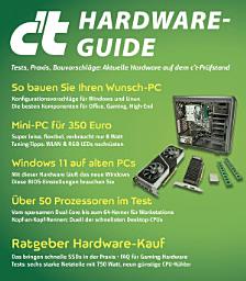 Icon image c't Hardware-Guide 2022: Tests, Praxis, Bauvorschläge: Aktuelle Hardware auf dem c't-Prüfstand