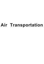 Icon image Air Transportation