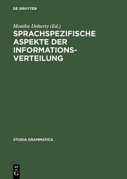 Icon image Sprachspezifische Aspekte der Informationsverteilung