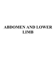 Icon image Abdomen and Lower Limb