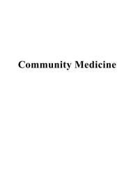 Icon image Community Medicine