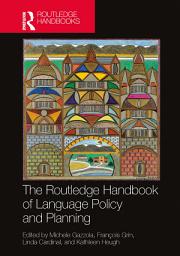 Icon image The Routledge Handbook of Language Policy and Planning