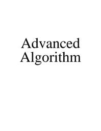 Icon image Advanced Algorithm