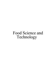 Icon image Food science and technology