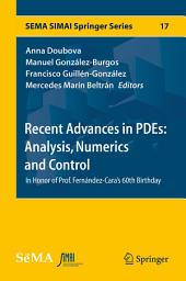 Icon image Recent Advances in PDEs: Analysis, Numerics and Control: In Honor of Prof. Fernández-Cara's 60th Birthday