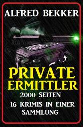 Icon image Private Ermittler - 2000 Seiten, 16 Krimis in einer Sammlung