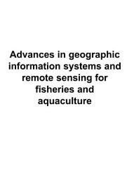 Icon image Advances in Geographic Information Systems and Remote Sensing for Fisheries and Aquaculture