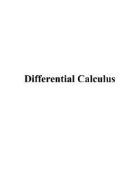 Icon image Differential Calculus