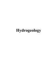 Icon image Hydrogeology