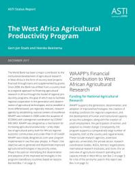 Icon image The West Africa Agricultural Productivity Program