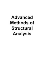 Icon image Advance Method of Structural Analysis