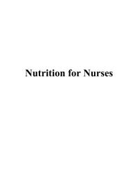 Icon image Nutrition for Nurses