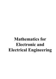 Icon image Mathematics for Electronic and Electrical Engineering