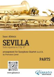 Icon image Sevilla - Saxophone Quartet (parts): Suite española no.1 Op. 47