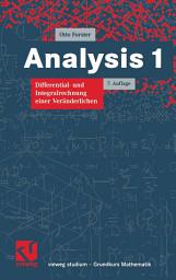 Icon image Analysis 1: Differential- und Integralrechnung einer Veränderlichen, Ausgabe 7