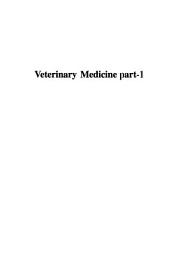 Icon image Veterinary Medicine part 1