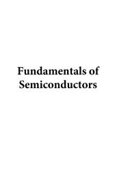 Icon image Fundamentals of Semiconductors