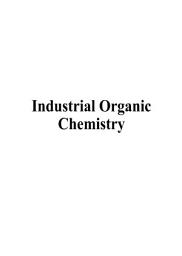 Icon image Industrial Organic Chemistry