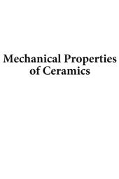 Icon image Mechanical Properties of Ceramics