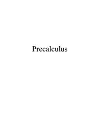 Icon image Mathematics Book - Precalculus