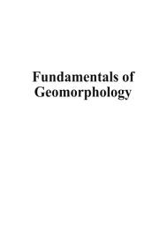 Icon image Fundamentals of Geomorphology