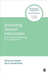 Icon image Analyzing Textual Information: From Words to Meanings through Numbers