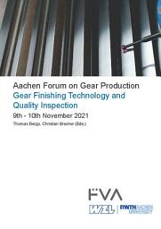 Icon image Aachen Forum on Gear Production: Gear Finishing Technology and Quality Inspection 9th - 10th November 2021