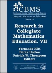 Icon image Research in Collegiate Mathematics Education VII