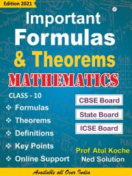 Icon image Mathematics - Class 10 Important Formulas and Theorems