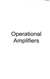 Icon image Operational Amplifiers