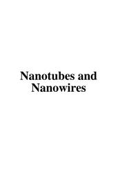 Icon image Nanotubes and Nanowires