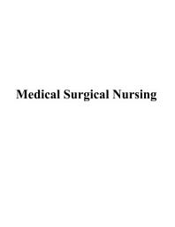 Icon image Medical Surgical Nursing