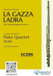 Icon image Flute Quartet score "La Gazza Ladra" overture: intermediate/advanced level