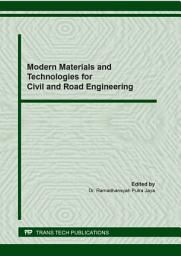 Icon image Modern Materials and Technologies for Civil and Road Engineering