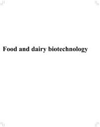 Icon image Food and dairy Biotechnology