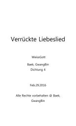 Icon image Verrückte Liebeslied: WeissGott