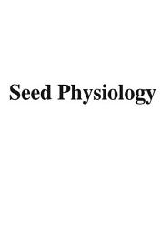 Icon image Seed Physiology