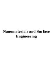 Icon image Nanomaterials and Surface Engineering