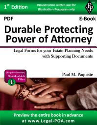 Icon image PDF - Durable Protecting Power of Attorney: Legal Forms for your Estate Planning Needs with Supporting Documents