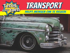 Icon image Transport helpt mensen om te reizen